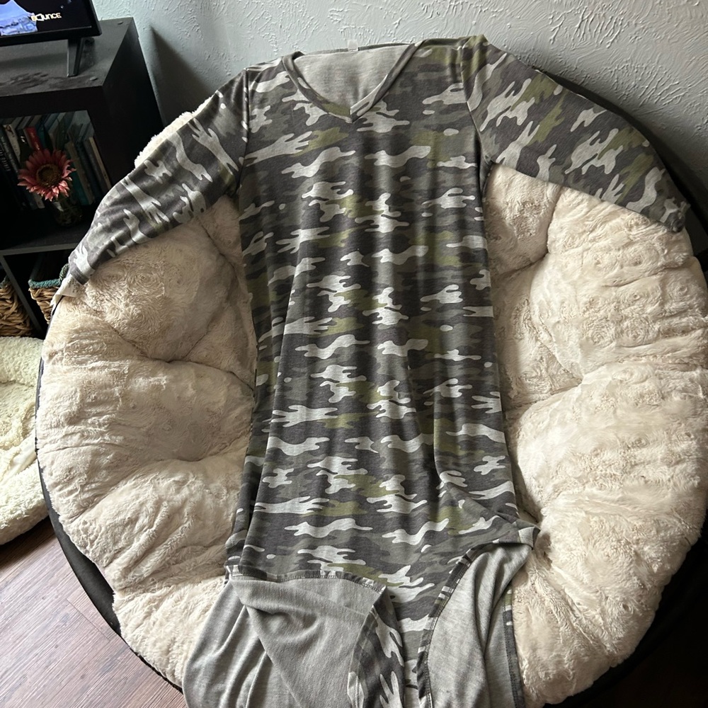 Women’s Camo Maxi Dress